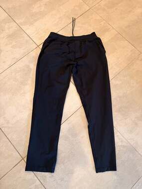Lululemon On The Fly Pant Woven Drawstring Trousers Black